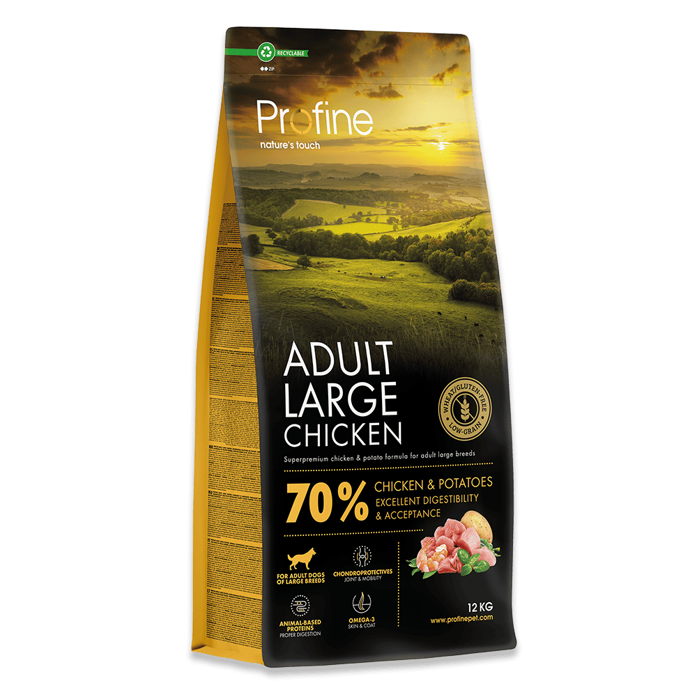 Profine adult hundefoder 12kg.