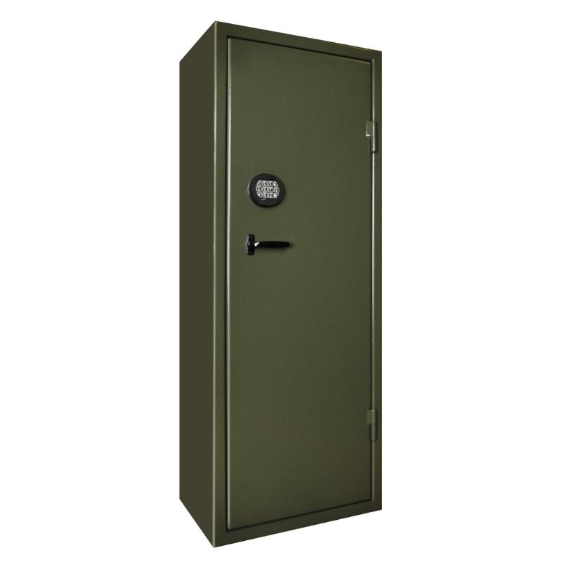Våbenskab SP88E, 9 våben Grå 150x55x40 152kg elek. kodelås