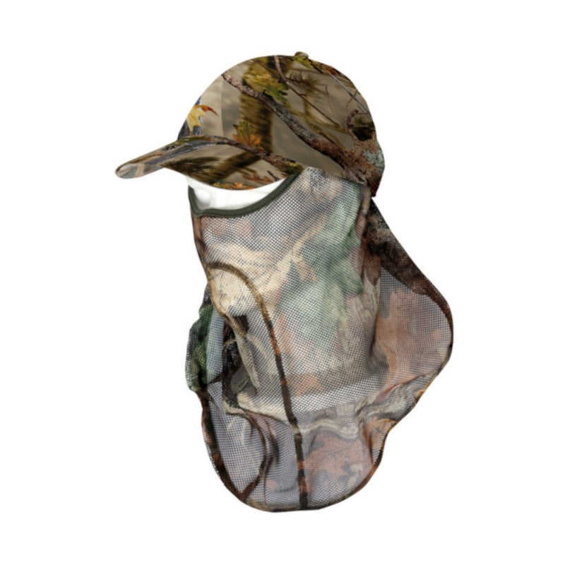 Cap m. maske ghost camo