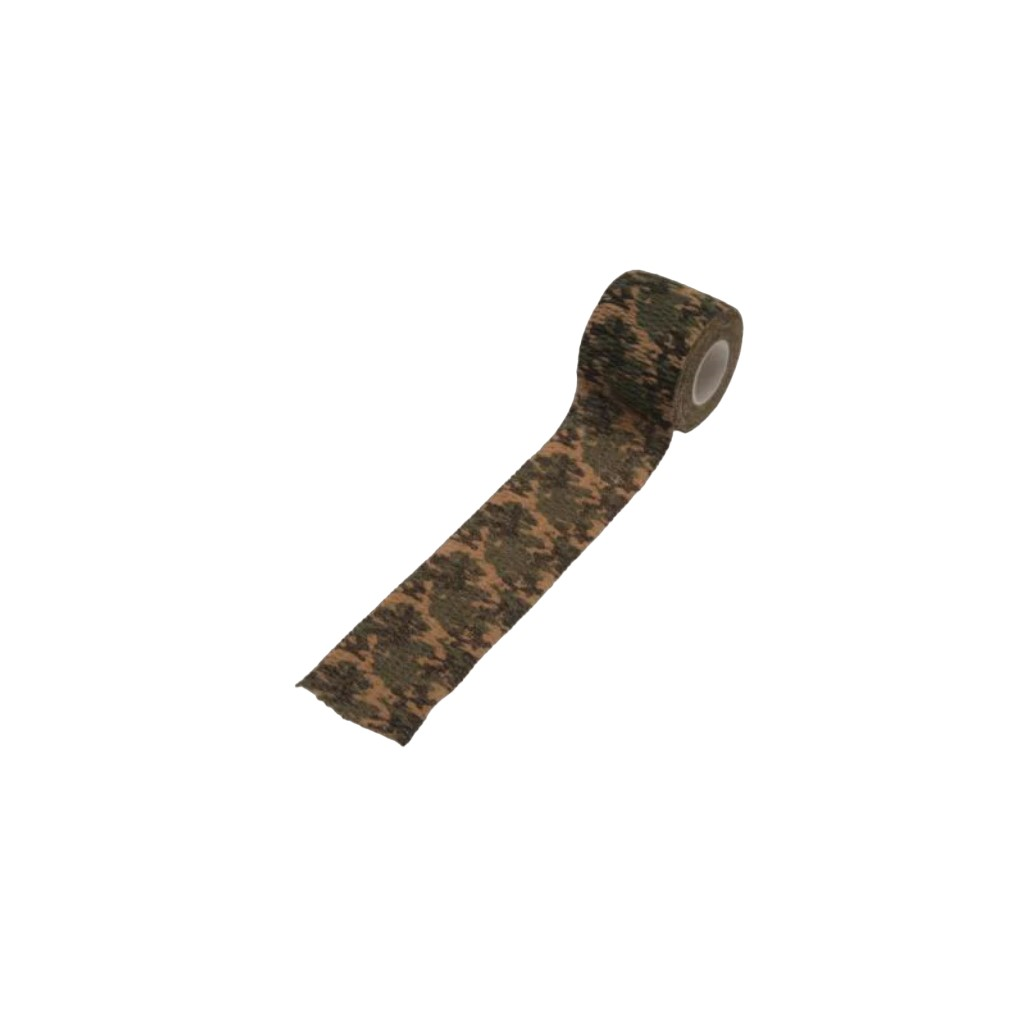 Camouflage tape aftagelig 32 WD woodland camo brun/grøn